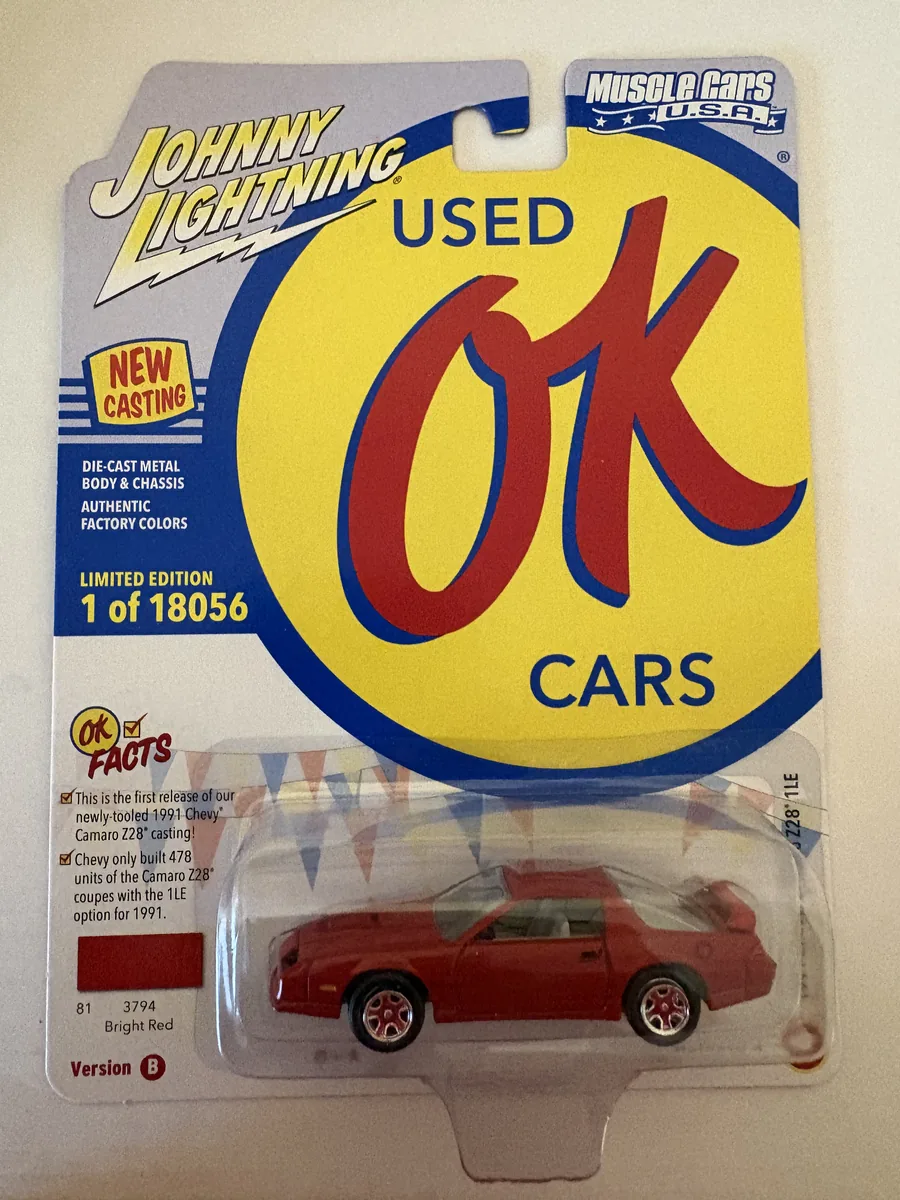 OK Cars - 1991 Chevy Camaro Z28 1LE Red